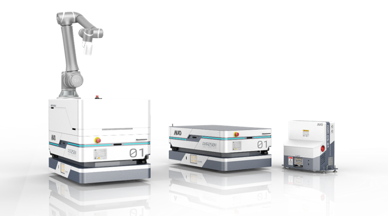 asiagame數位開發的自主式移動機器人（AMR250M），搭配全向輪並結合AI演算法、2D LiDAR、3D攝影機等技術，協助客戶實現產線全自動化